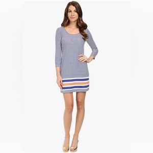 Lilly Pulitzer Beacon Striped Dress with Scoop Neck - Medium